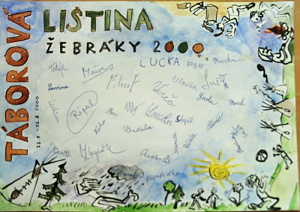 Táborová listina - Žebráky 2000