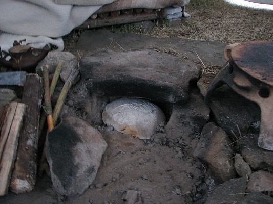 Pravěk 2008 / Pečení chleba / Upečen 