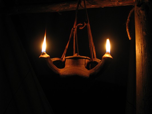 Pravěk 2008 / Keramika / Lampička 