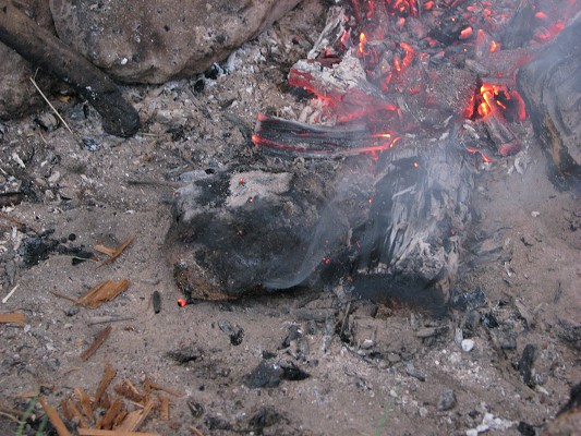 Pravěk 2008 / Vaření / Pečení 