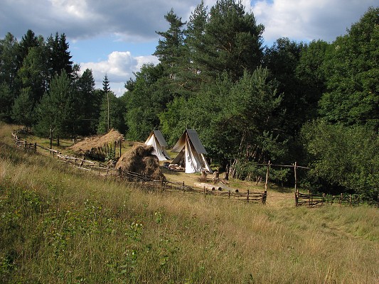 Pravěk 2008 / Vesnička / Celkový pohled 